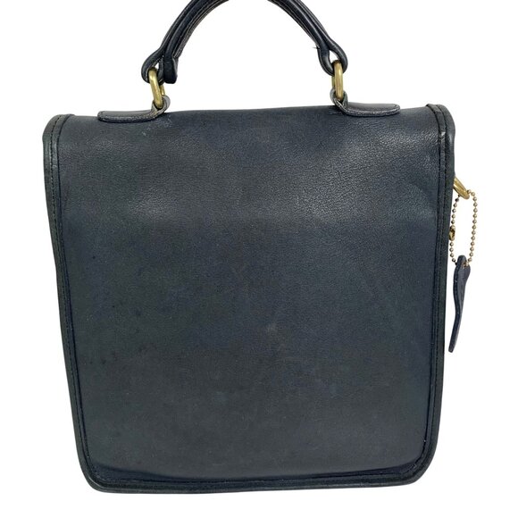 Authentic VTG Coach Station Bag + Tag 5130 RARE Navy Blue - 1997 USA *NO STRAP - Picture 5 of 12